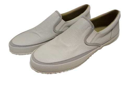 【SPINGLE SP1059 ホワイト】リラクシーなカンガルーレザースリッポン